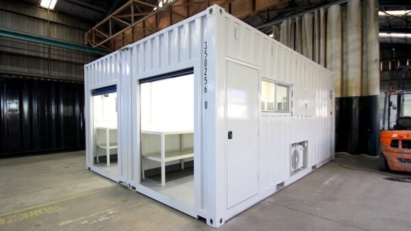 15 ‘foot laboratory, sales container, trade fair container new