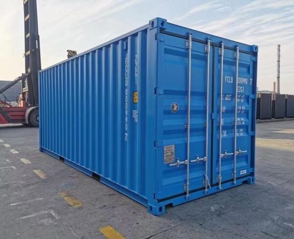 20FT SHIPPING CONTAINER (ONE TRIP) BLUE (RAL 5013)